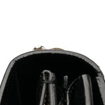 GG Supreme Monogram Medium Dionysus Shoulder Bag Black