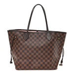Damier Ebene Neo Neverfull MM Rose Ballerine