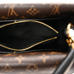 Grained Calfskin Monogram Double V Black
