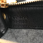 Lambskin Large Trio Crossbody Bag Black