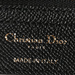Grained Calfskin Saddle Bag Black