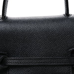Grained Calfskin Nano Belt Bag Black