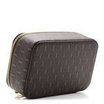 Canvas Le Monogramme Small Jewelry Case Chestnut