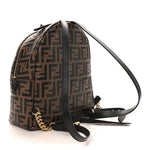 Vitello Bi-Color FF 1974 Embossed Mini Backpack Maya Black