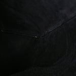 Soft Grained Calfskin Sangle Bucket Bag Navy Blue