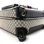 GG Supreme Monogram Web Medium Savoy Trolley Beige Blue