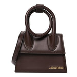 Smooth Calfskin Le Chiquito Noeud Dark Brown