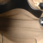 Grained Calfskin Mini Hayley Hobo Black