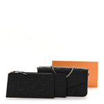 Empreinte Pochette Felicie Chain Wallet Black