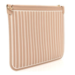 Calfskin Neverfull Inside Out MM Pochette Dune Hazelnut