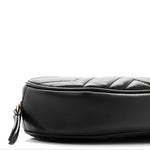 Calfskin Matelasse GG Marmont Belt Bag 85 34 Black
