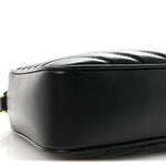 Calfskin Matelasse Monogram Lou Camera Bag Black