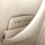 Lambskin Cannage Small Lady D-Joy Latte