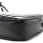 Calfskin Matelasse Monogram Lou Camera Bag Black