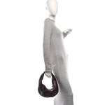 Calfskin Medium Olivia Hobo Burgundy