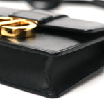 Smooth Calfskin 30 Montaigne Flap Bag Black