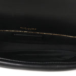 Plunged Lambskin Calypso Black