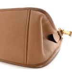Vitello Daino Hobo Messenger Bag Caramel