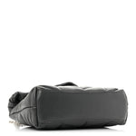 Lambskin Quilted Toy Loulou Puffer Monogram Chain Satchel Fog