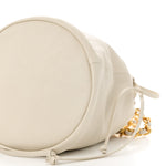 Smooth Calfskin Aria Bucket Bag Off White