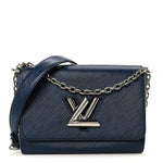 Epi Twist Shoulder Bag MM Navy