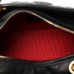 Lambskin Cannage Medium Lady Dior Black
