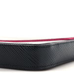 Epi Pochette Felicie Black Hot Pink