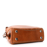 Vegetable Tanned Lambskin Mini Rodeo Top Handle Handbag Tan Cowboy