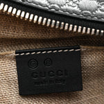 Microguccissima Mini Bree Messenger Bag Black