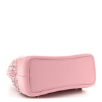 Tweed Calfskin Quilted Gabrielle Backpack Pink
