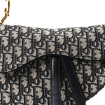 Oblique Saddle Bag Blue