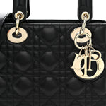 Lambskin Cannage Small My ABCDior Lady Dior Black