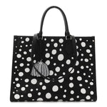 Monogram Kusama Dots Onthego MM Black White