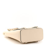 Pebbled Calfskin Rockstud North South Crossbody Bag Light Ivory