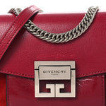 Goatskin Mini GV3 Shoulder Bag Cherry Red