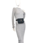 GG Monogram Web Buckle Belt Bag Black