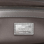 GG Supreme Monogram Emblem Medium Tote Bag  Beige Silver