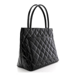 Patent Medallion Tote Black