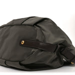 Tessuto Nylon Jacquard Logo Tote  Bruciato Sughero