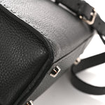 Cuoio Romano Selleria Bi-Color Medium Peekaboo Iconic Satchel Asfalto Latte