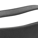 Grained Calfskin Saddle Bag Black