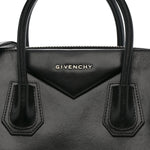 Shiny Lord Calfskin Medium Antigona Black