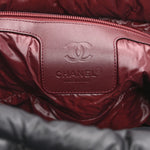 Nylon Quilted Large Coco Cocoon Tote Black