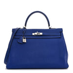 Togo Kelly Retourne 35 Bleu Electrique