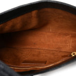 Calfskin Crocodile Embossed Le 5 A 7 Hobo Black