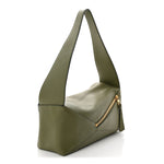 Calfskin Puzzle Hobo Avocado