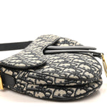 Oblique Saddle Bag Blue