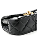 Lambskin Quilted Mini Flap Black