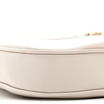 Ancora Calfskin Web Small Jackie Shoulder Bag Light Grey