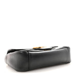 Calfskin Matelasse Mini GG Marmont Shoulder Bag Black